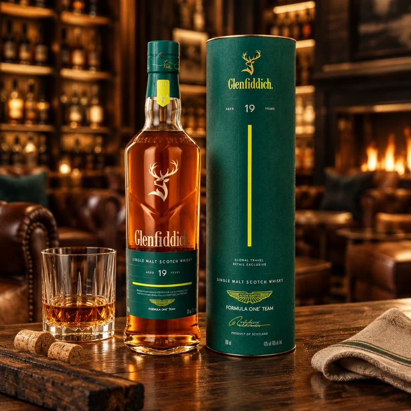GLENFIDDICH - 19 Jahre Aston Martin F1 Limited Edition – 43 % Vol.