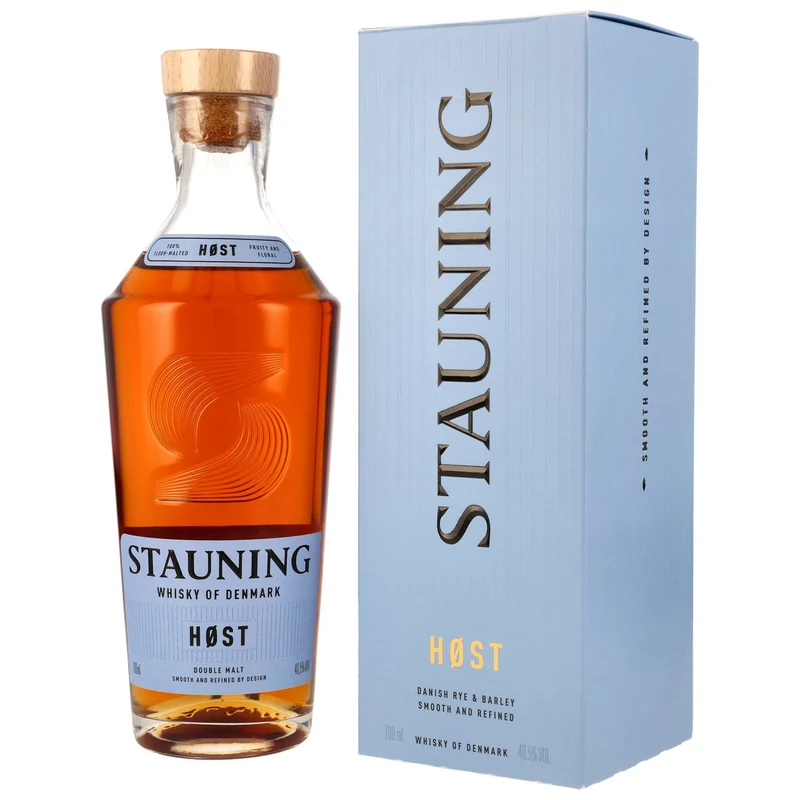 STAUNING - HØST Danish Whisky mit Geschenkpackung – 40,5% Vol.
