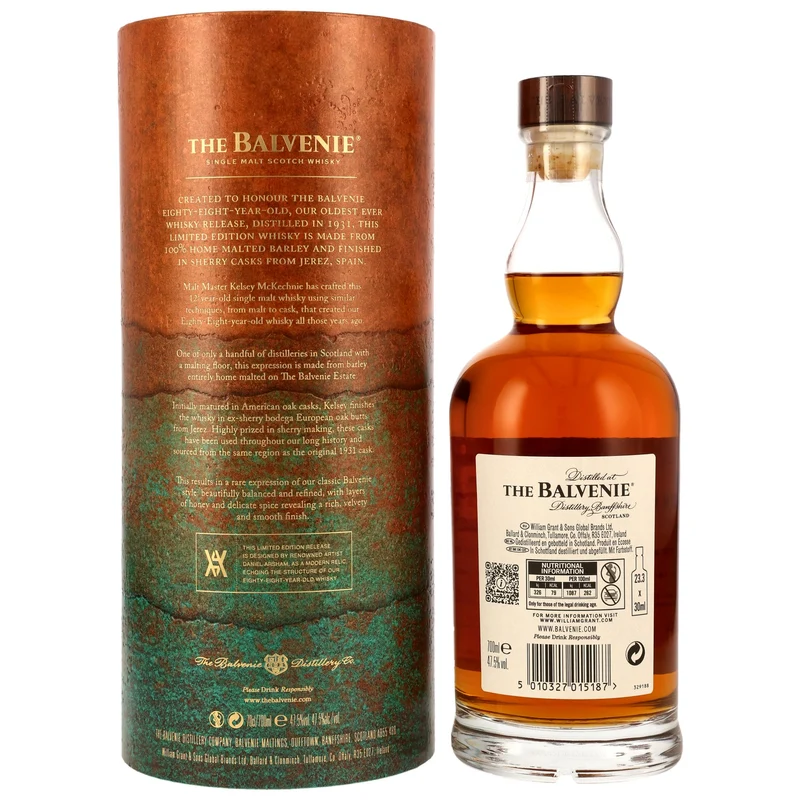 BALVENIE - 12 Jahre The 1931 Collection Home Malted Barley Sherry Cask Finish - 47,5% Vol.