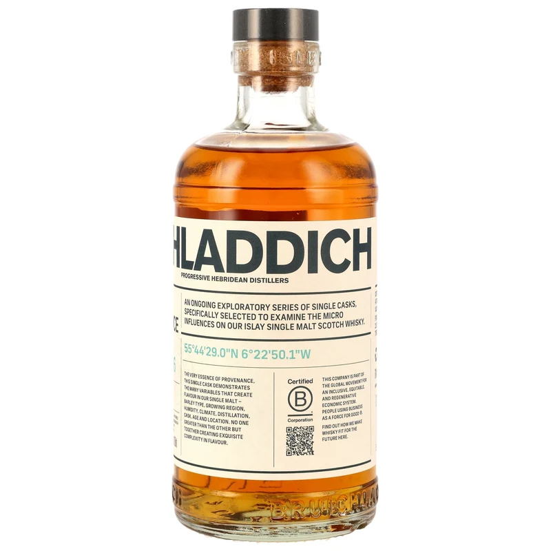 BRUICHLADDICH - 2010/2024 13 Jahre Micro-Provenance Bourbon Single Cask #1216 - 61% Vol.