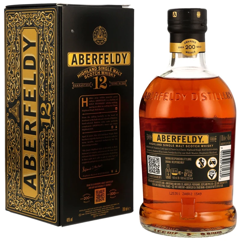 ABERFELDY - 12 Jahre Madeira Cask Finish - 40% Vol.