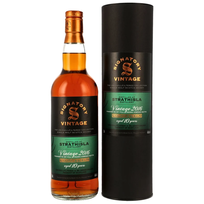 SIGNATORY VINTAGE - Strathisla 2016/2026 10 Jahre PX Sherry Finish - 46% Vol.