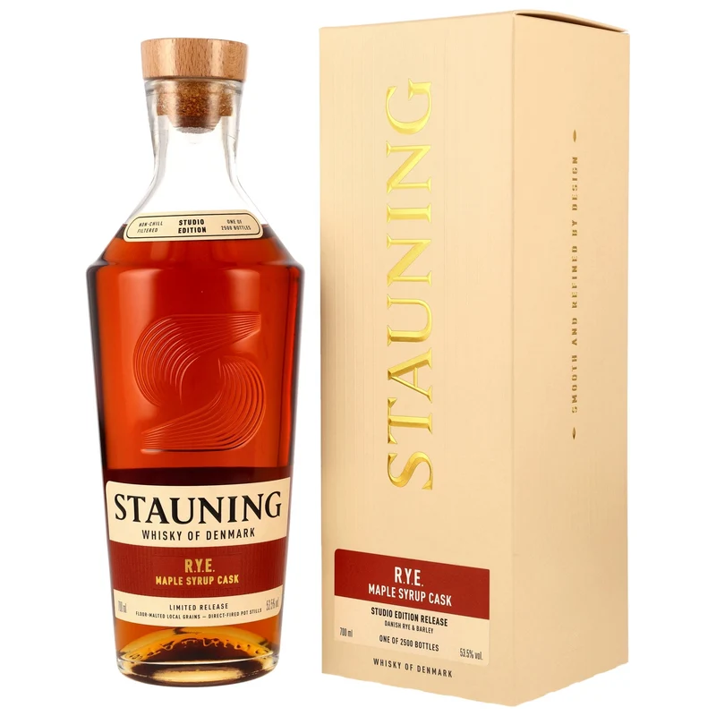 STAUNING - R.Y.E. Maple Syrup Cask Limited Release - 53,5% Vol.
