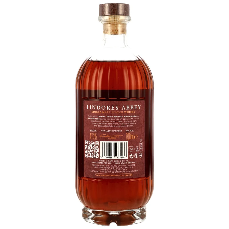 LINDORES ABBEY - Nectere Single Malt Whisky - 47,2% Vol.