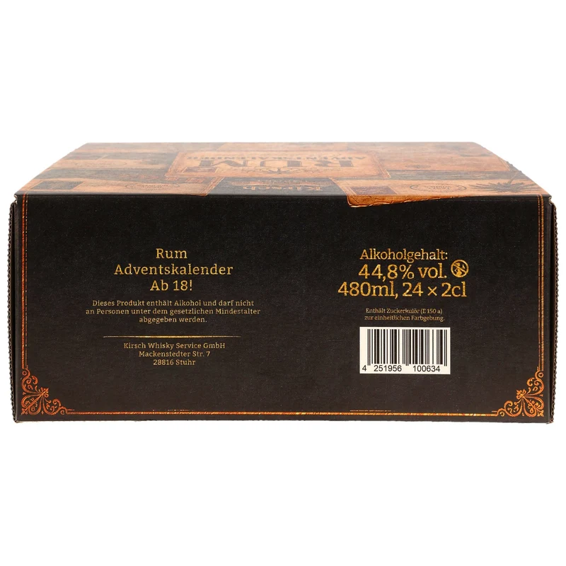Rum Adventskalender 2026 – 24 × 0,02 l