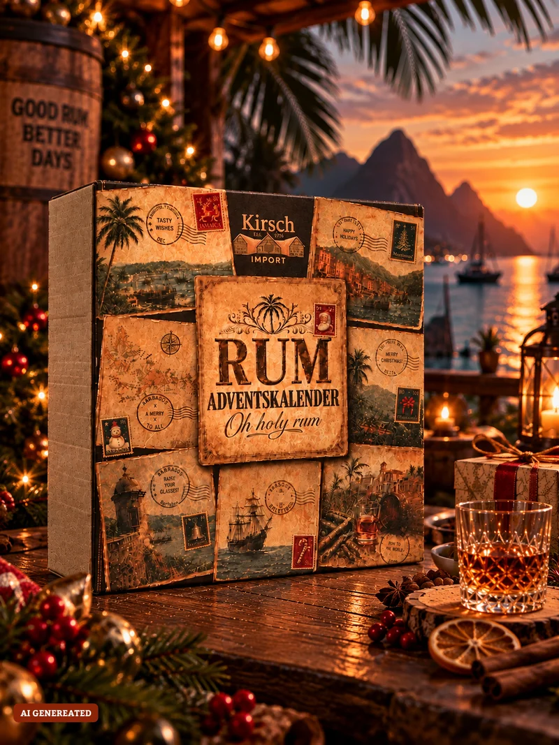 Rum Adventskalender 2026 – 24 × 0,02 l