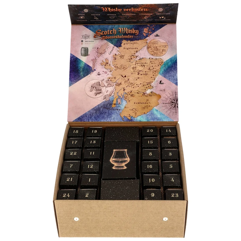 Scotch Whisky Adventskalender 2026 – 24 × 0,02 l