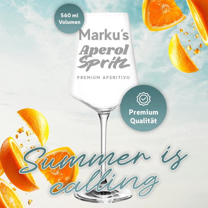 Cocktailglas für Longdrinks & Aperitifs mit personalisierter Gravur