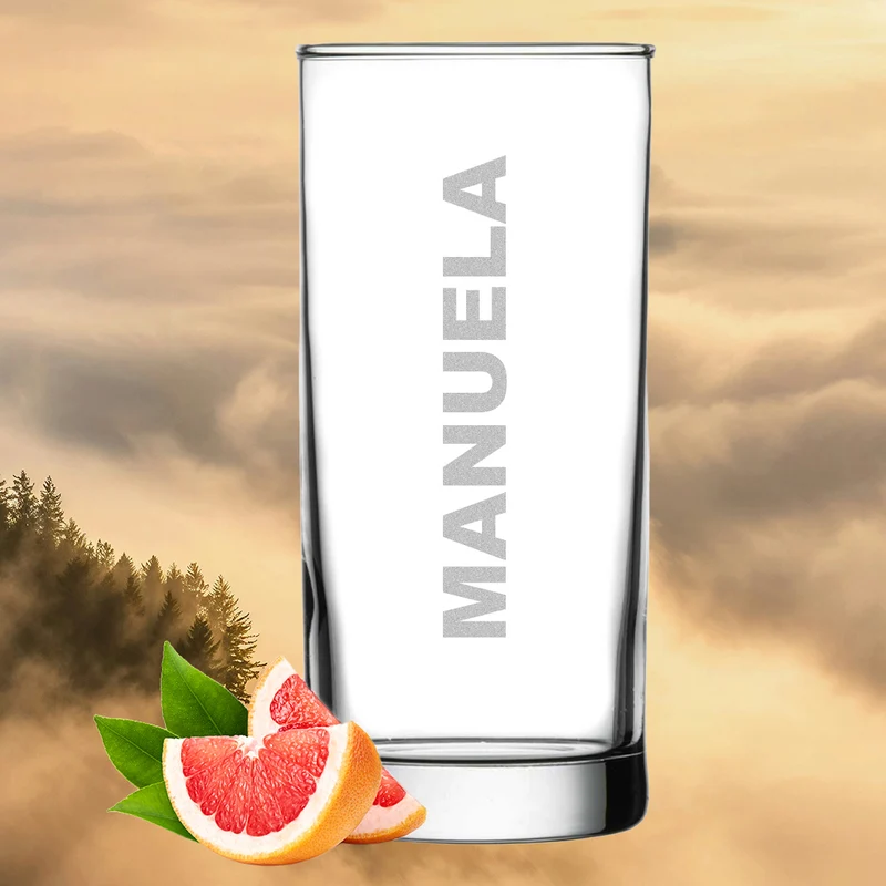 Personalisiertes Wasserglas 485 ml mit Wunschgravur