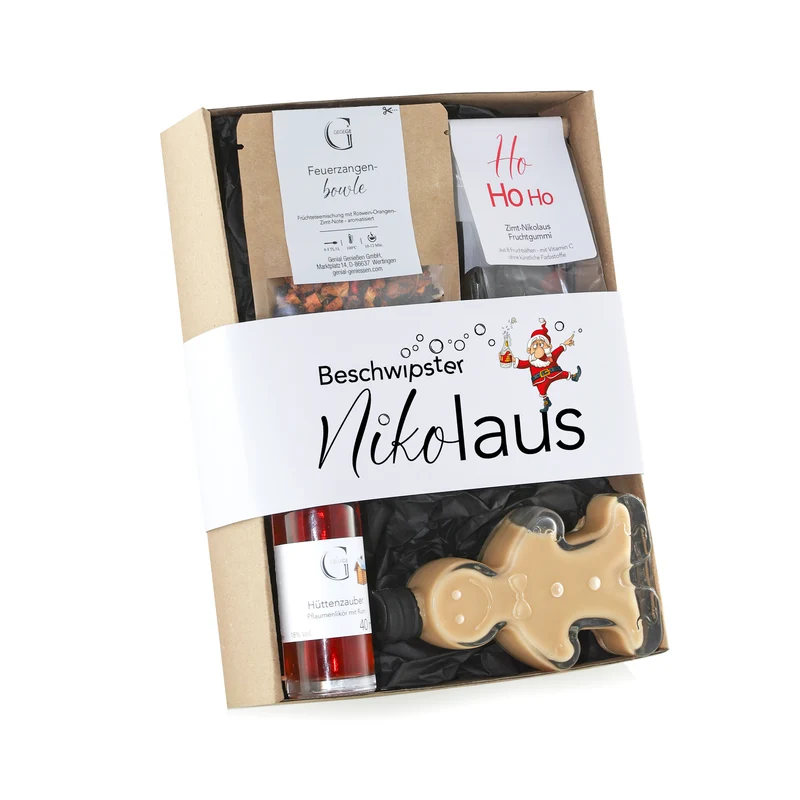 Beschwipster Nikolaus - Geschenkset