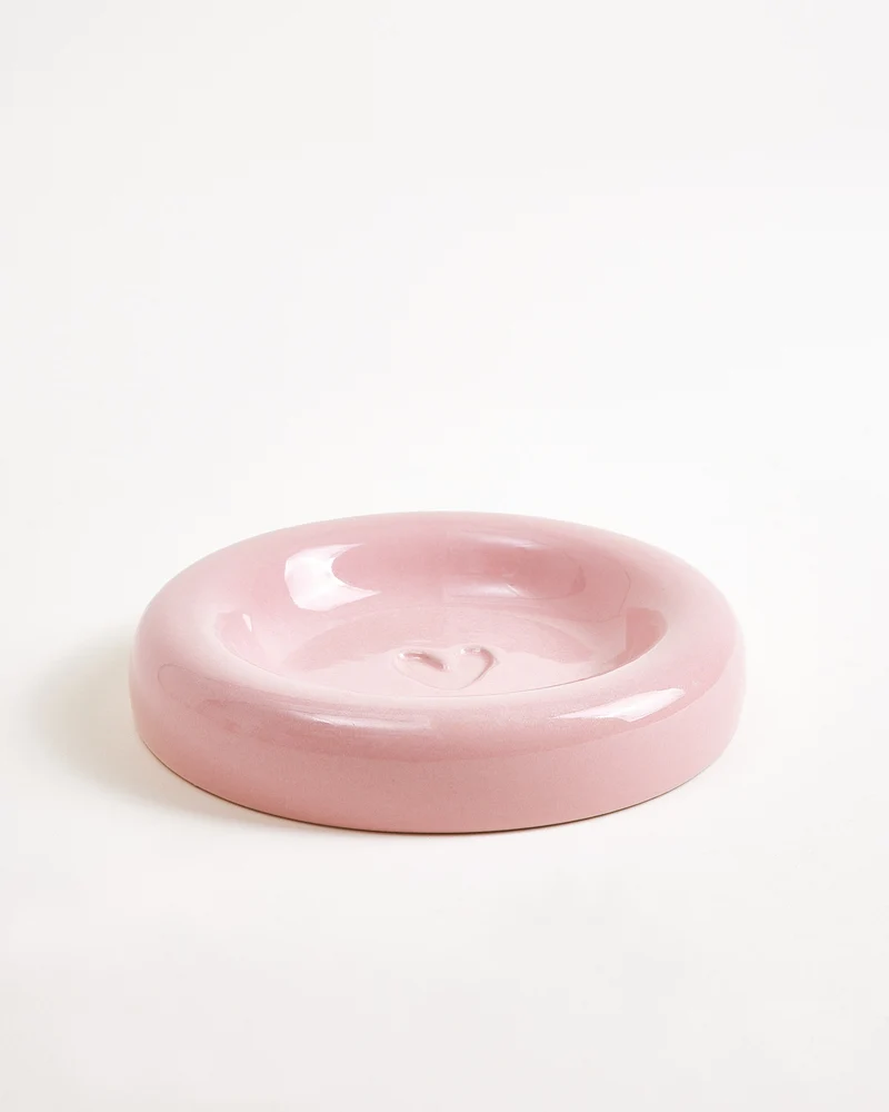 Seia Tasse & Untertasse Herz rosa