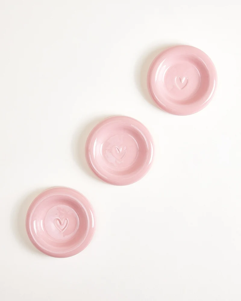Seia Tasse & Untertasse Herz rosa