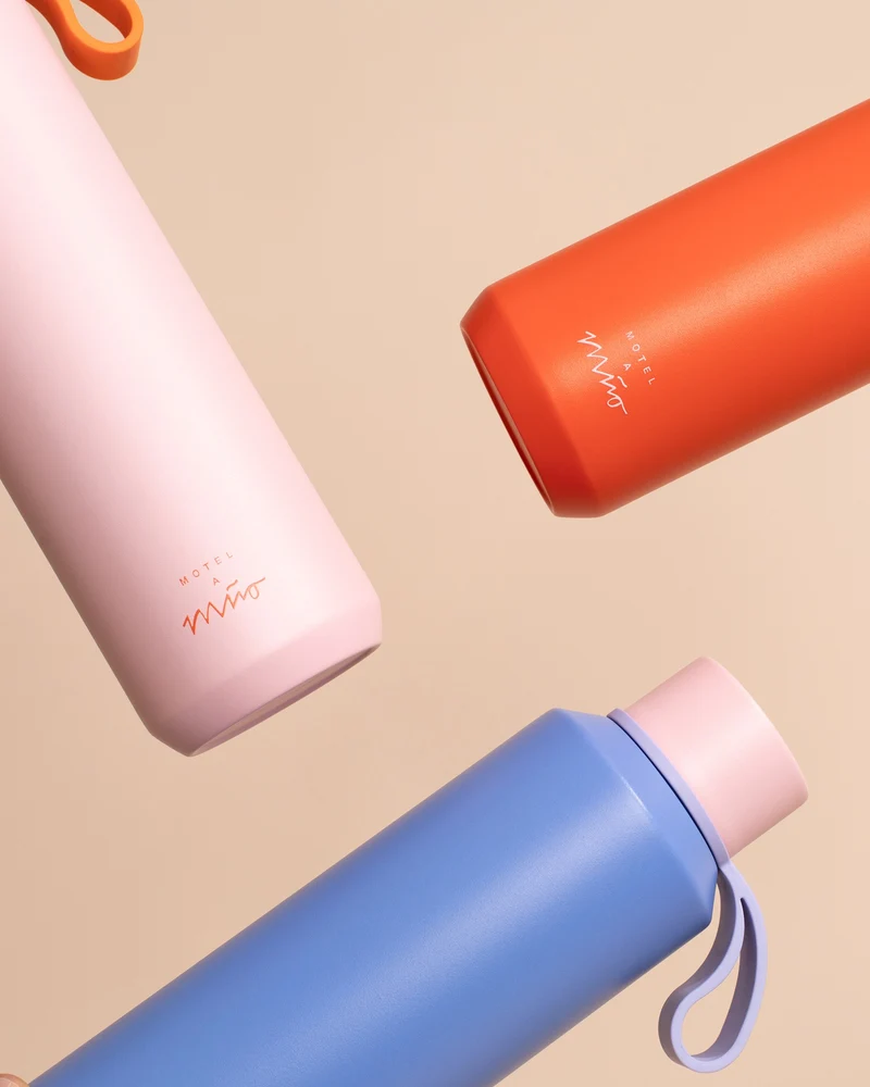 Fonte Trinkflasche rosa