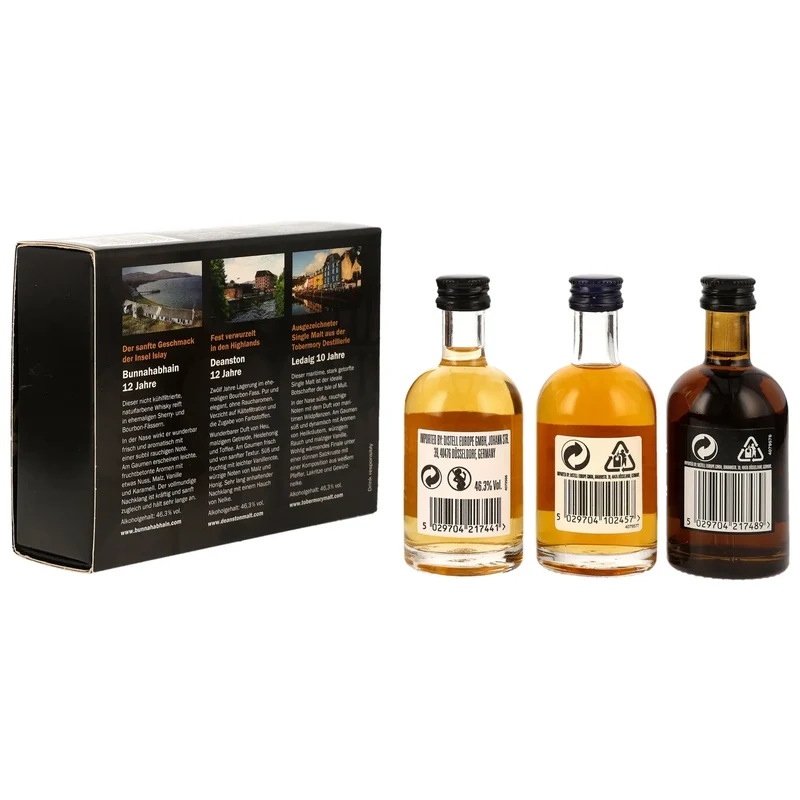 Eine schottische Whiskyreise Miniatursortiment