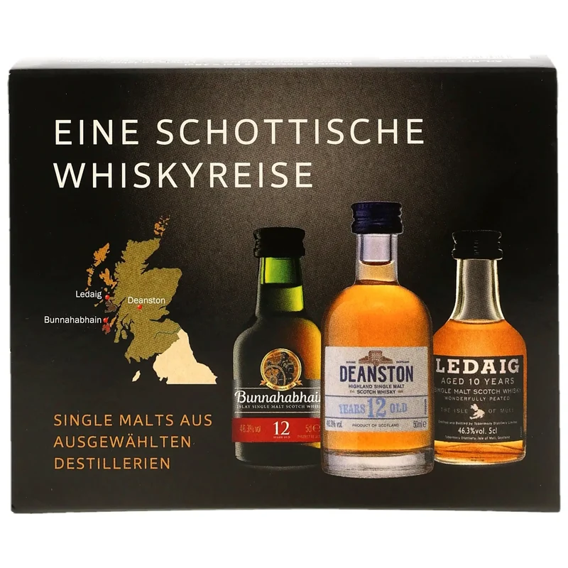 Eine schottische Whiskyreise Miniatursortiment