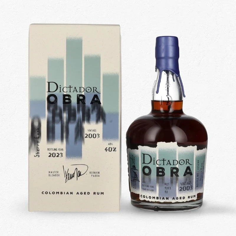 Dictador Obra Vintage 20YO Sherry Cask 2003/2023 Limited Edition 40% 0,7L