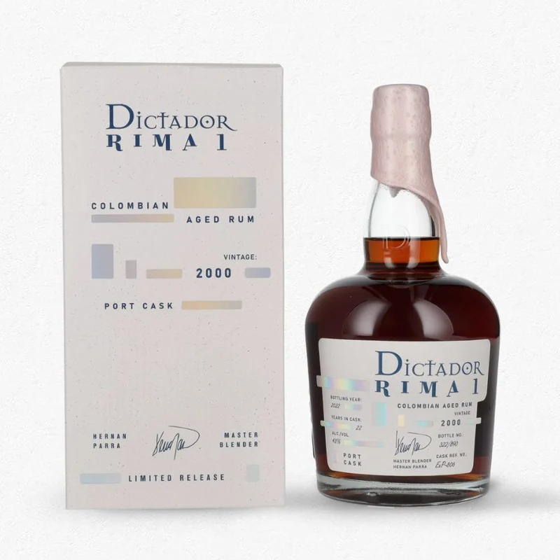 Dictador Rima 1 Vintage 22YO Port Cask 2000/2022 Limited Edition 43% 0,7L