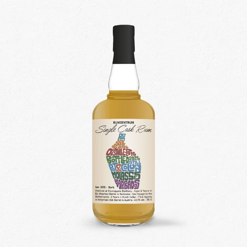 Rumzentrum Single Cask #1 - Ian. 2015 Barb. Foursquare 10YO Rum 43,7% 0,7L