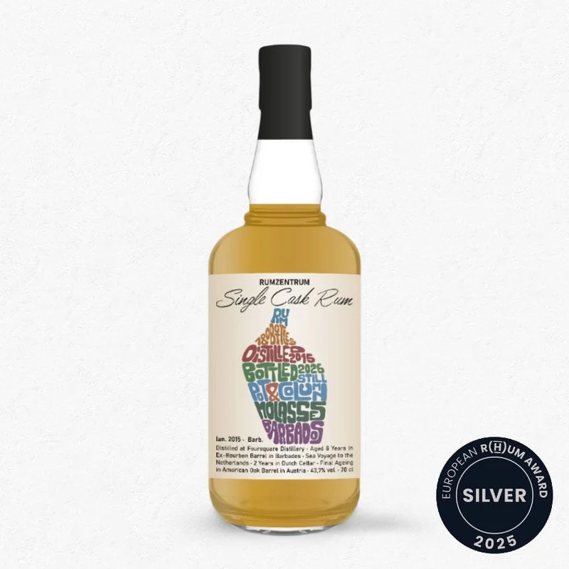 Rumzentrum Single Cask #1 - Ian. 2015 Barb. Foursquare 10YO Rum 43,7% 0,7L