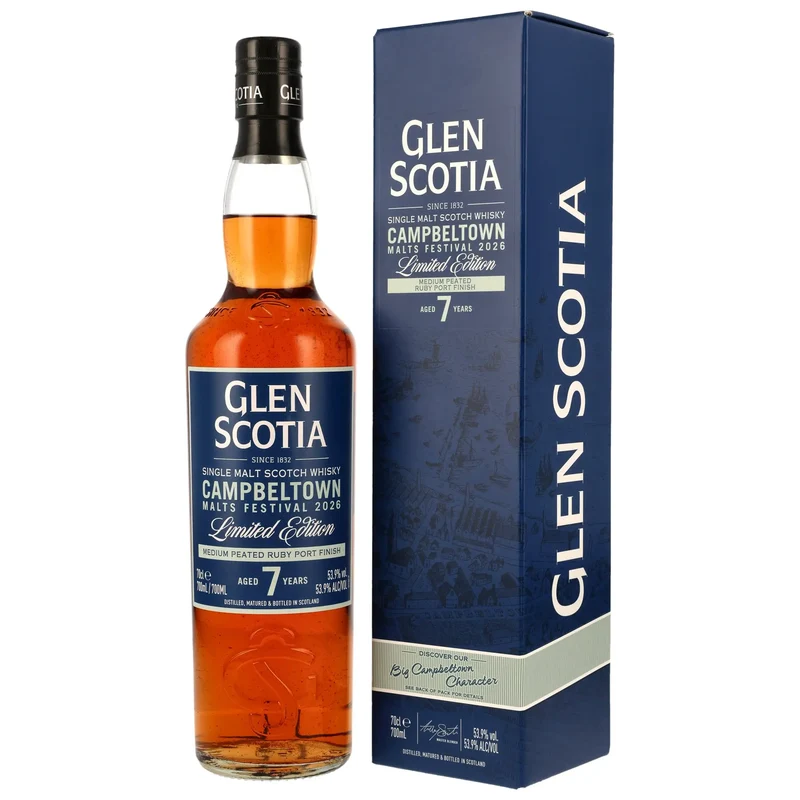 Glen Scotia Campbeltown Malts Festival Edition 2026 7 Jahre