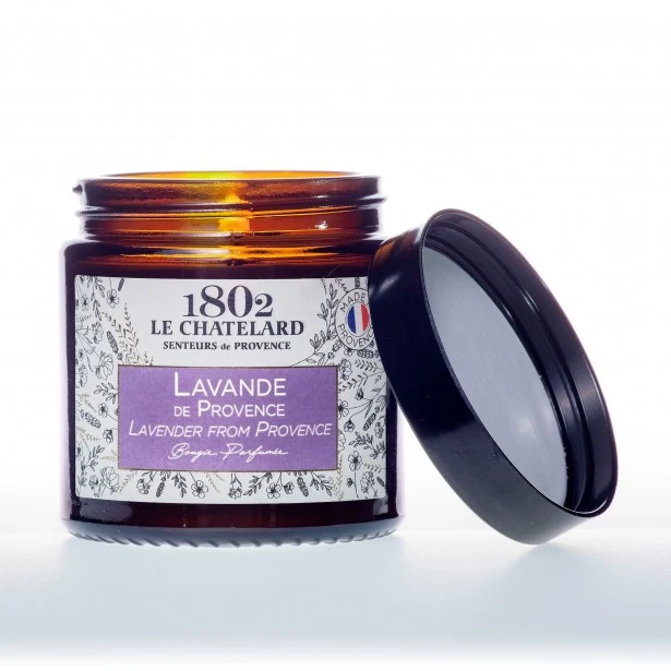 Duftkerze mit Lavendel aus der Provence