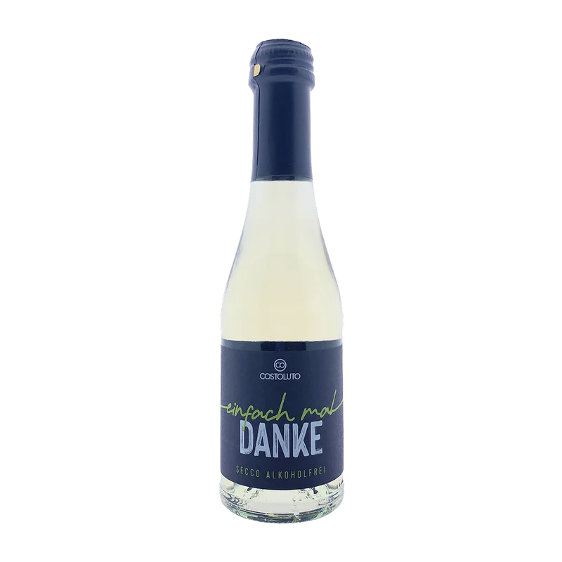 Piccolo-Secco "Einfach mal DANKE" ideal zum Danke-sagen ALKOHOLFREI