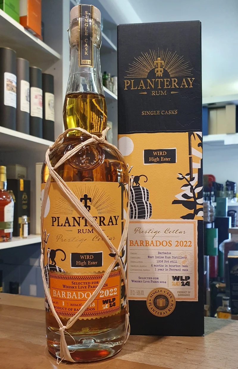 X Planteray Prestige Cellar Barbados 2022 WIRD high ester WLP2024 0,7l 59 % vol. single cask Rum Plantation
