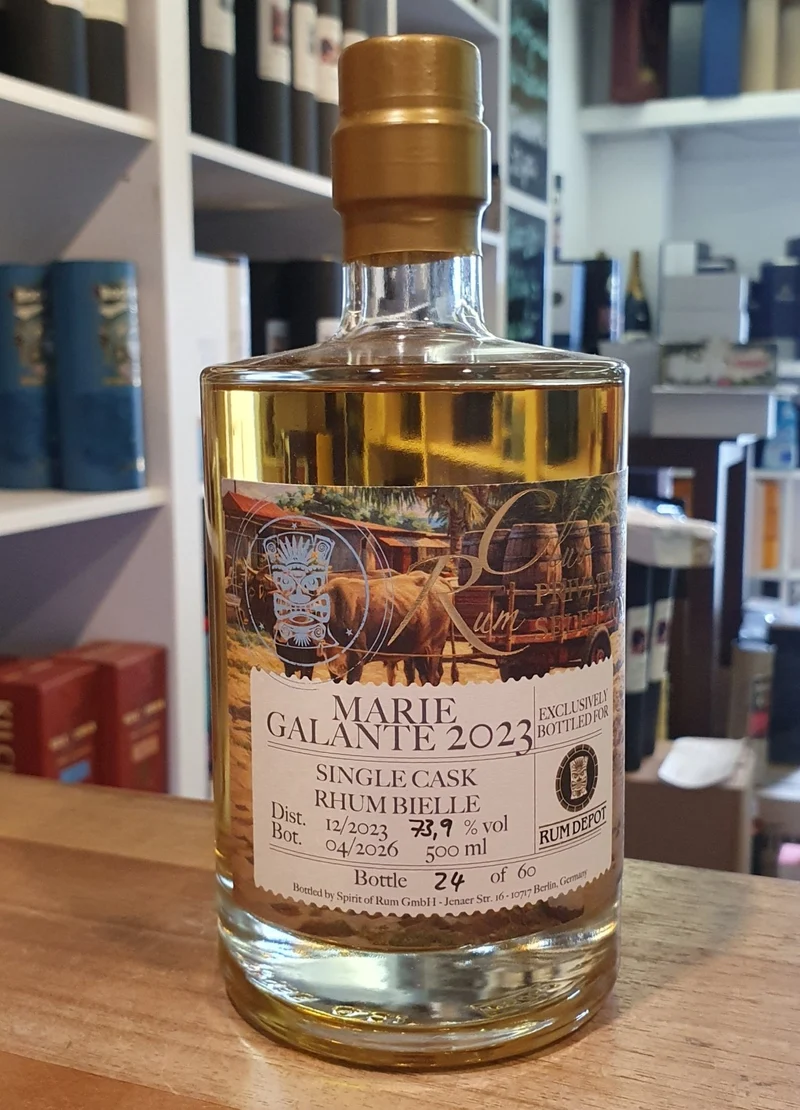 Rumclub Bielle Marie Galante 2023 Edition RumDepot 73,9 % 0,5L Rhum Agricole rum club Private Selection