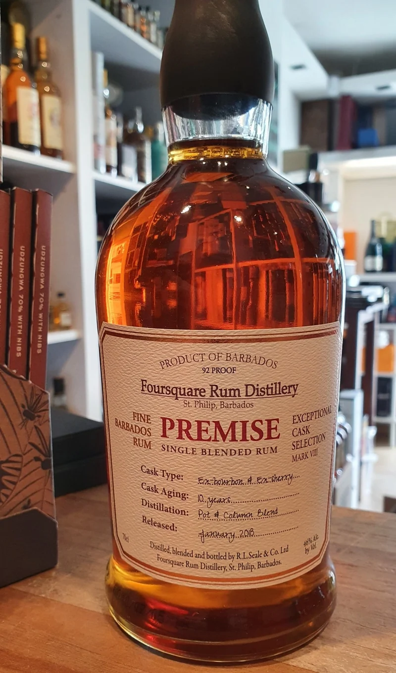 Foursquare Premise 10y Barbados 2018 46% vol. 0,7l Rum