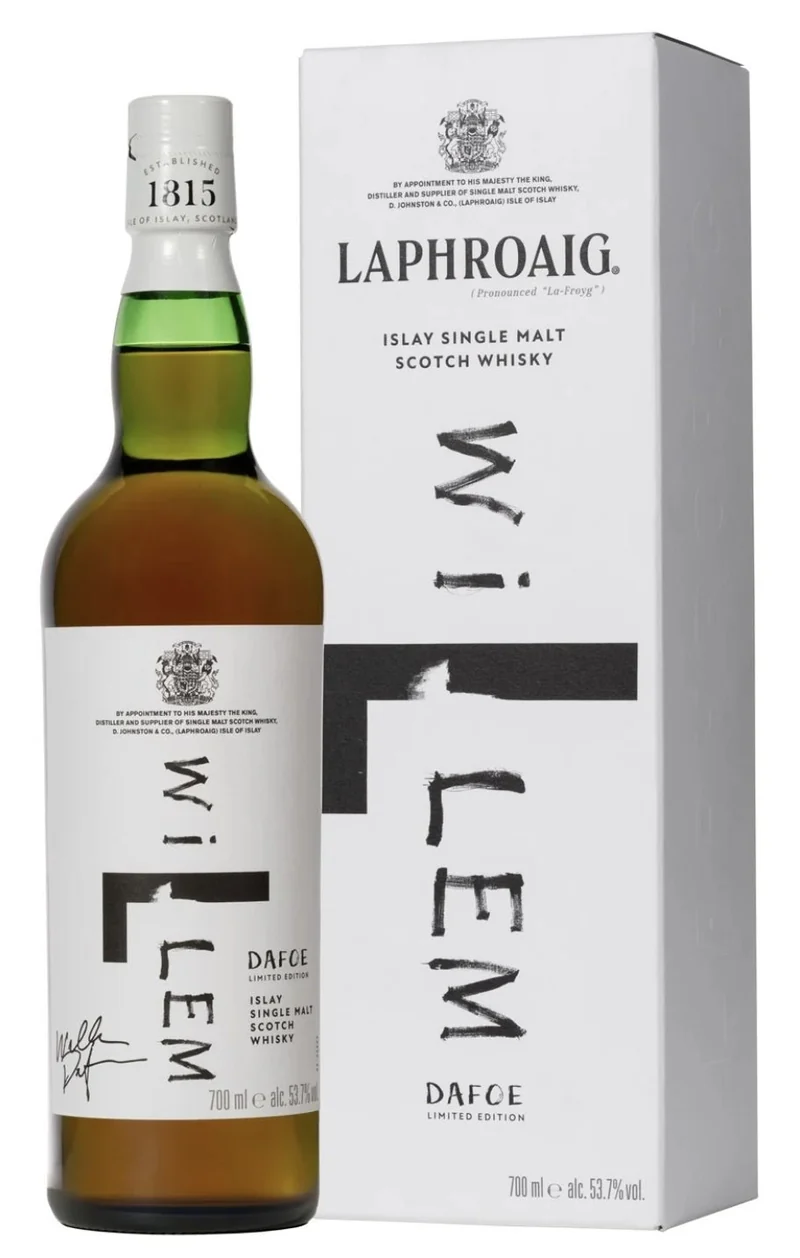 X Laphroaig Willem by Willem Dafoe Oloroso Sherry cask Whisky 0,7l 53,7 % vol.