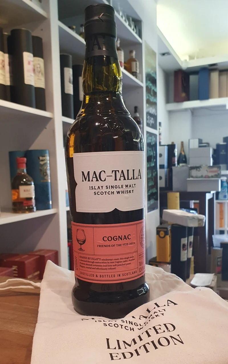 Mac-Talla feis ile 2026 Cognac wine cask limited edition Whisky 0,7l 52,4% vol. Morrison