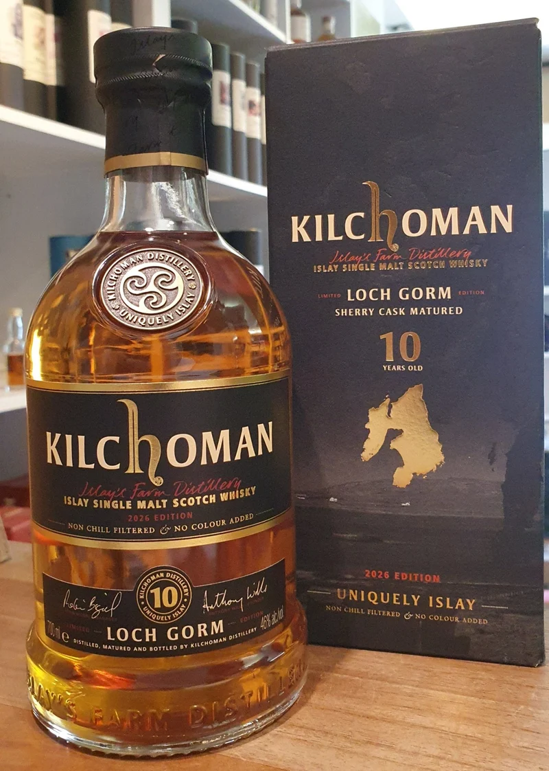 Kilchoman Loch Gorm 10 y 2026 sherry cask Islay single scotch whisky 0,7l 46 % vol.