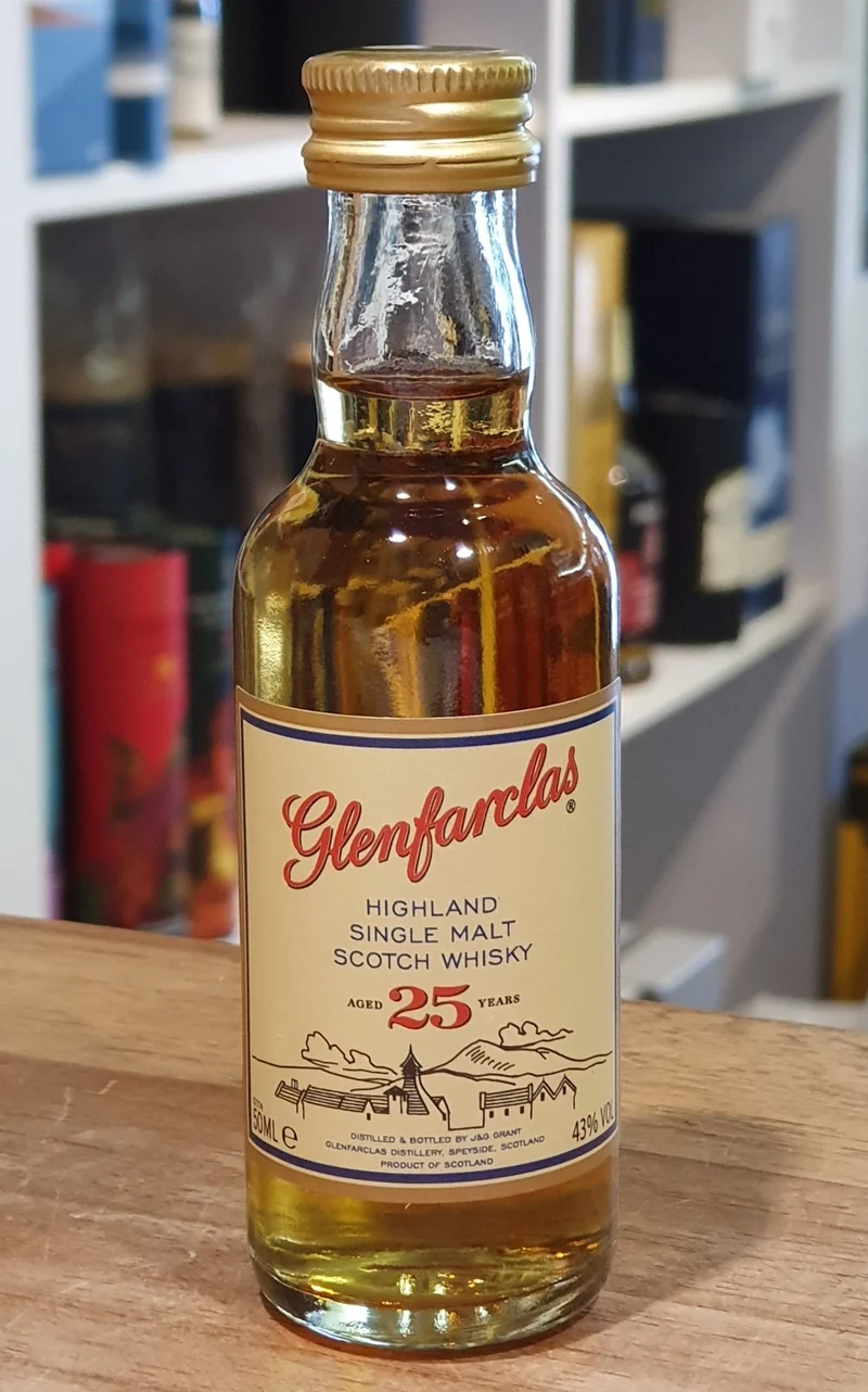 Glenfarclas 25 MINIatur whisky 0,05 l 43 % vol. single malt scotch