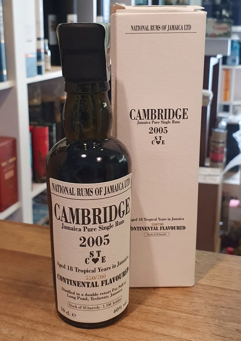 Cambridge 2005 MINI VSGB 2023 18y STCE Long Pond 0,1l 57% vol. single cask Rum Fassabfüllung Sonderedition Jamaica