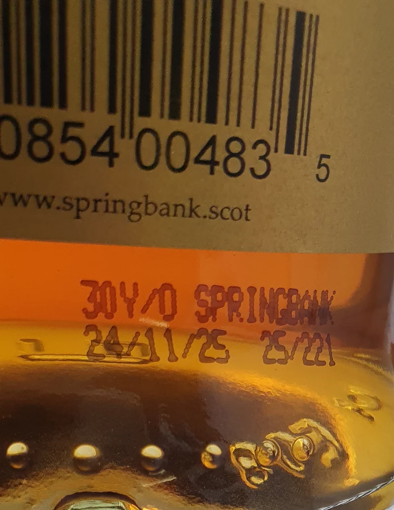 Springbank 30 y 2025 0,7l 46 % vol. whisky