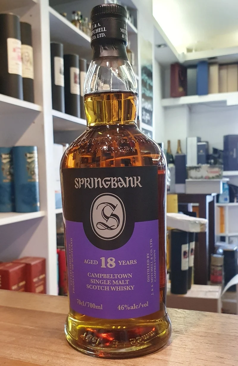 Springbank 18 y 0,7l 46 % vol. Whisky