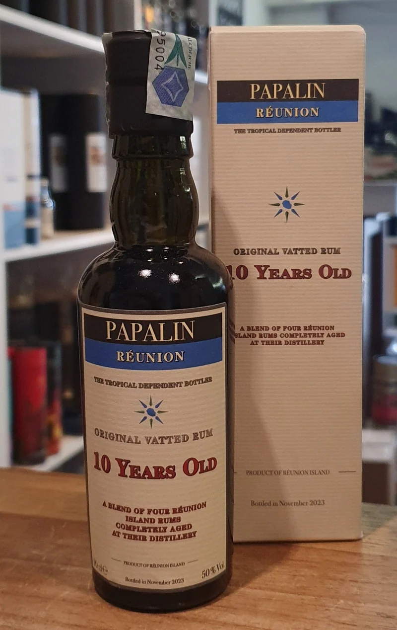 X Velier Papalin Reunion MINI VSGB 2023 10y Rum 0,1l 50 % blau
