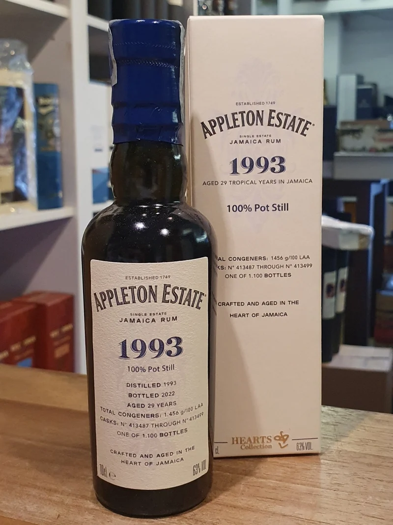 Appleton MINI VSGB 1993 2022 Hearts Collection Jamaica Rum 0,1l 63% vol.