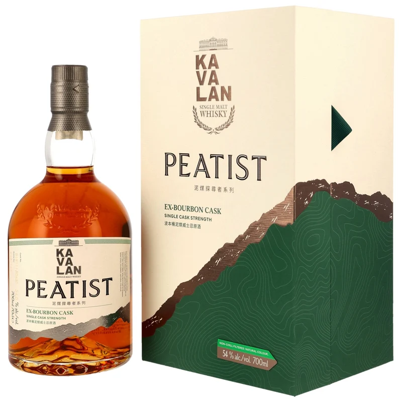 KAVALAN - Peatist Ex Bourbon Cask – 54% Vol.