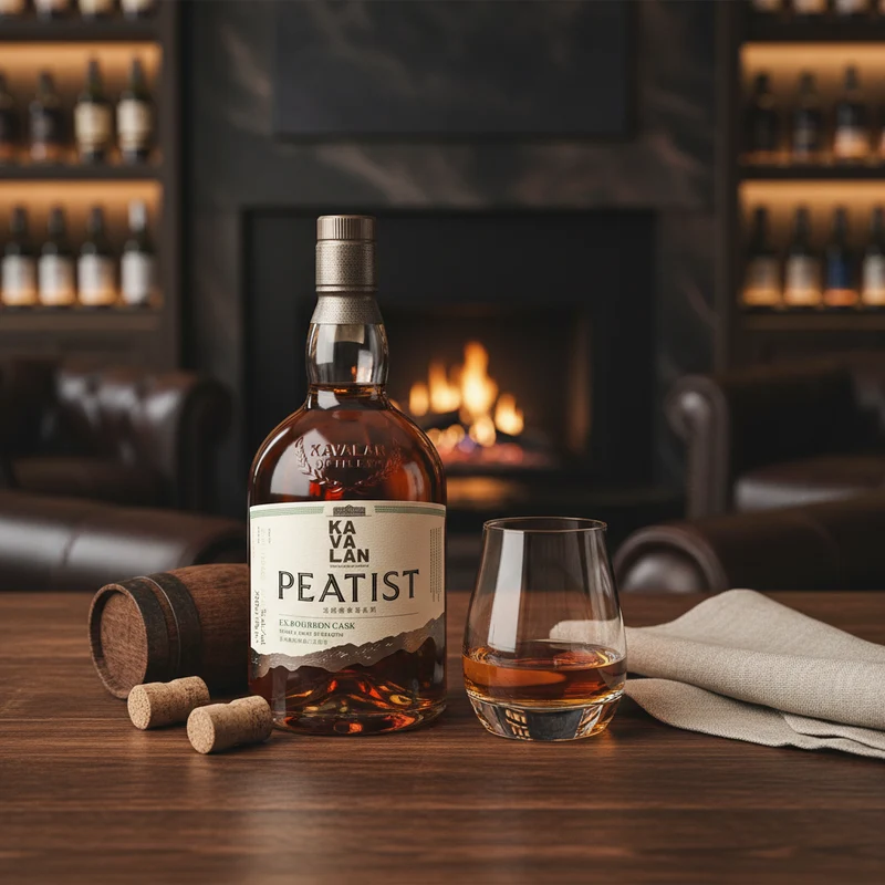 KAVALAN - Peatist Ex Bourbon Cask – 54% Vol.