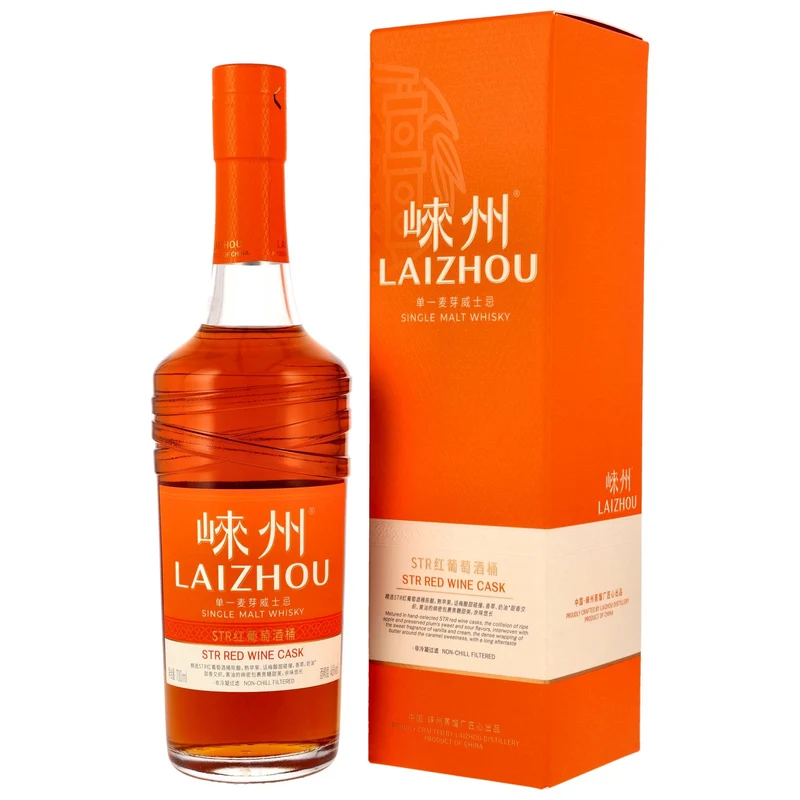 LAIZHOU - STR Red Wine Cask Chinese Single Malt Whisky – 46% Vol.