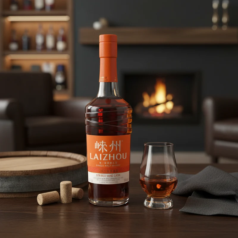 LAIZHOU - STR Red Wine Cask Chinese Single Malt Whisky – 46% Vol.