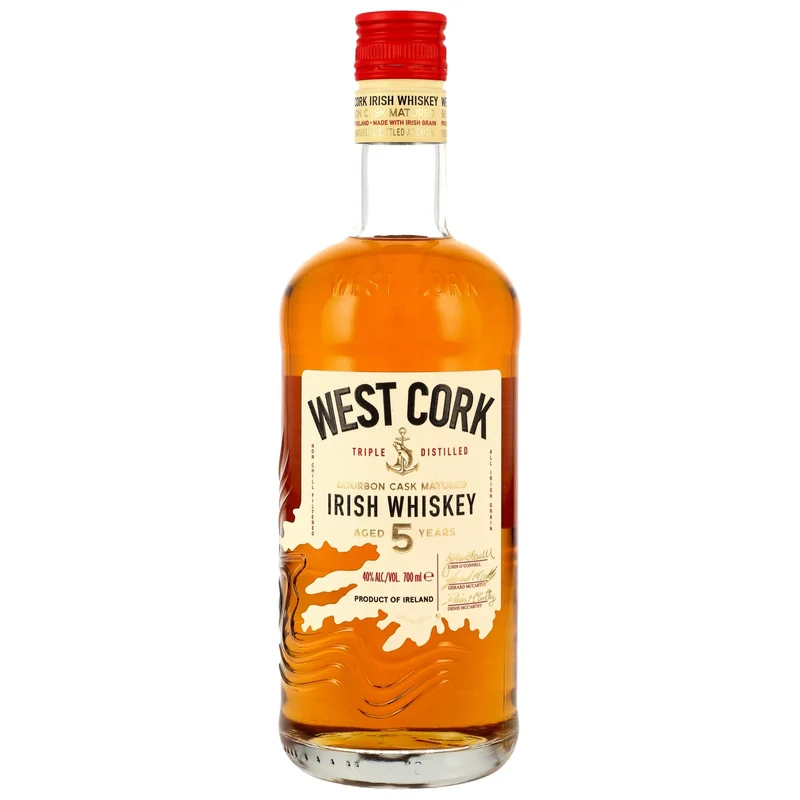 WEST CORK - 5 Jahre Bourbon Cask - 40% Vol.