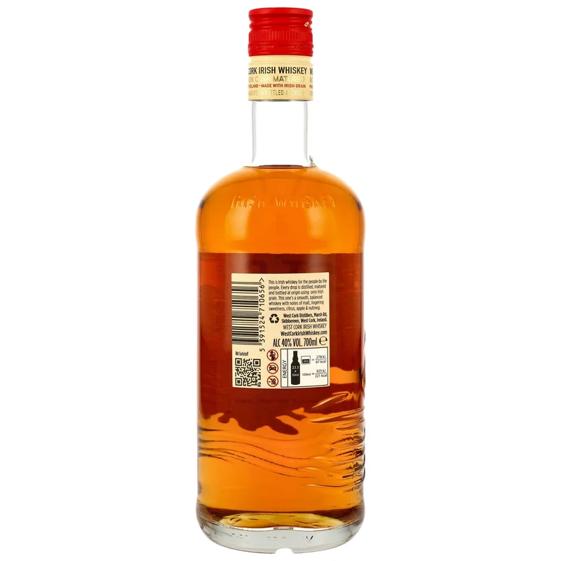 WEST CORK - 5 Jahre Bourbon Cask - 40% Vol.