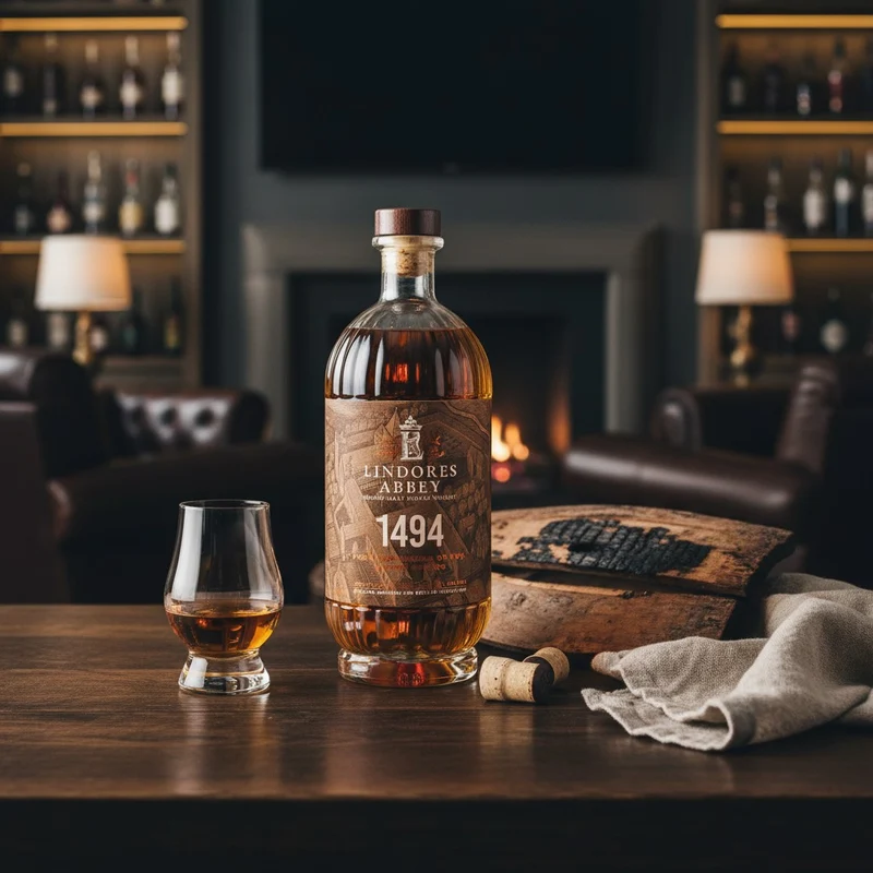 LINDORES ABBEY - Single Malt Whisky 1494 - 46% Vol.