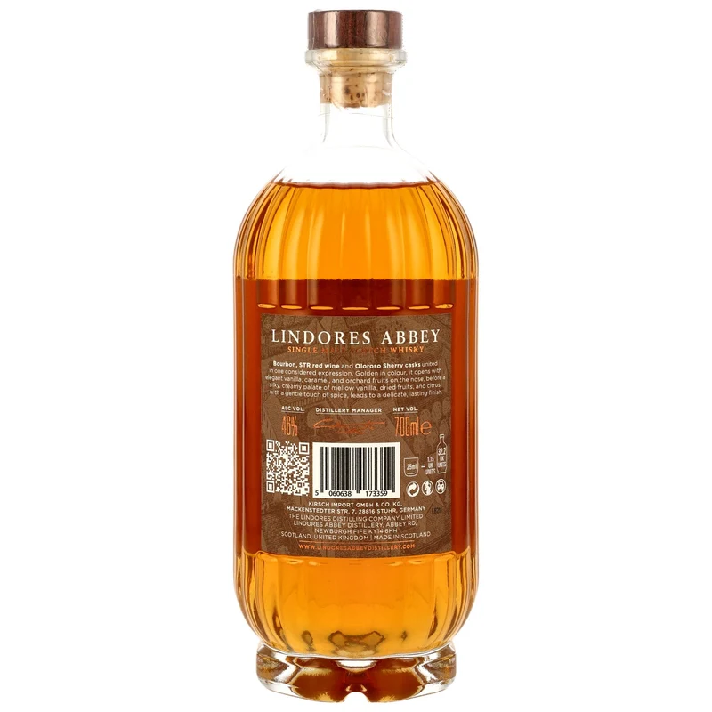 LINDORES ABBEY - Single Malt Whisky 1494 - 46% Vol.