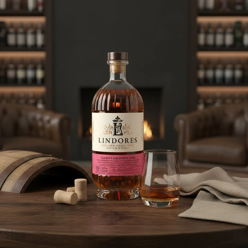 LINDORES ABBEY - 4 Jahre Elliot's Exclusive Cask Palo Cortado Sherry Finish #244014 - 51,6% Vol.