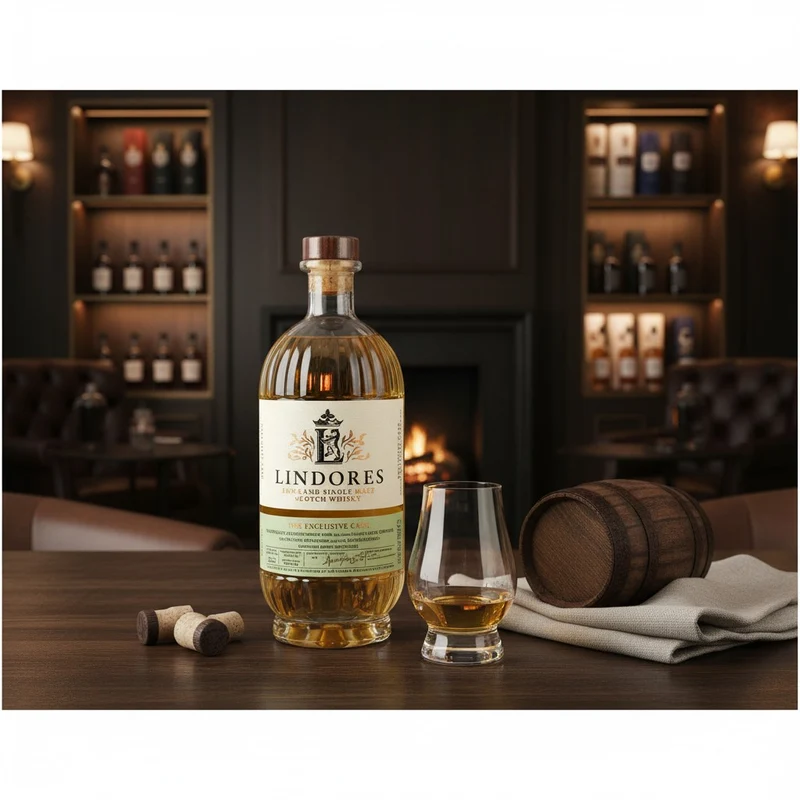 LINDORES ABBEY - 3 Jahre The Exclusive Cask Ex-Rum-Peat #198374 - 60,9% Vol.