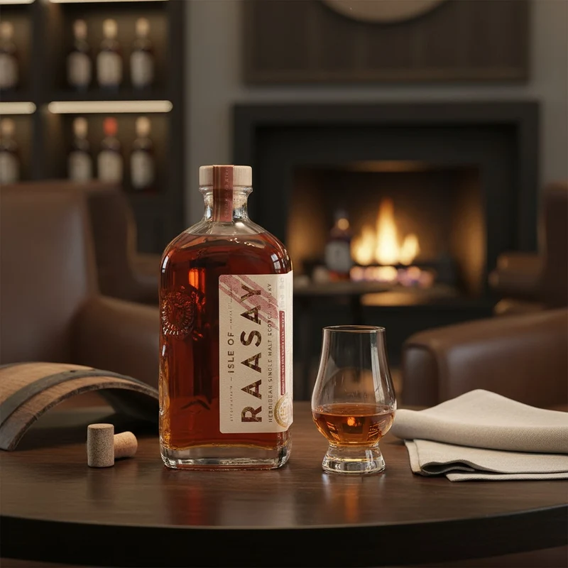 ISLE OF RAASAY - 7 Jahre Single Malt Whisky Peated Bordeaux Red Wine Single Cask #18/792 - 59,3% Vol.
