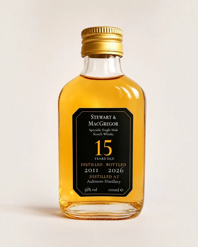 Stewart & MacGregor - Aultmore 15 Jahre Scotch Single Malt 100ml - 56% Vol.